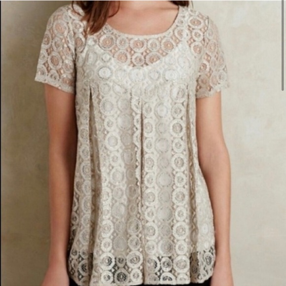 Anthropologie Akemi + Kin Holiday Sparkle Top L - Picture 3 of 5